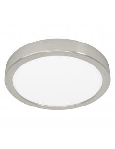 Round nickel LED ceiling light Ø21 cm - EGLO Fueva5