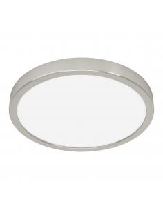 Round nickel LED ceiling light Ø29 cm - EGLO Fueva5