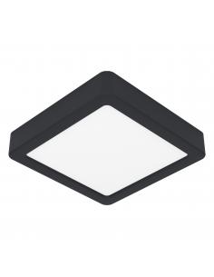 Square black LED ceiling light 16 cm - EGLO Fueva5