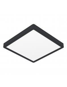 Black square LED ceiling light 29 cm - EGLO Fueva5