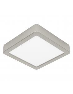 Square nickel LED ceiling light 16 cm - EGLO Fueva5