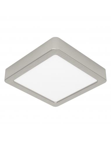 Square nickel LED ceiling light 16 cm - EGLO Fueva5