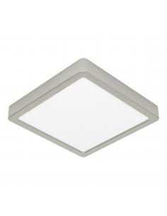 Square LED ceiling light nickel 21 cm - EGLO Fueva5