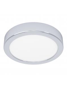 Round chrome LED ceiling light Ø16 cm - EGLO Fueva5