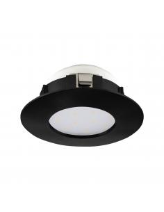 Black LED recessed lamp Ø8 cm - EGLO Pineda