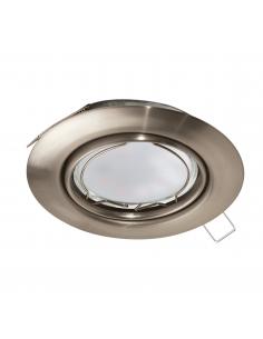 GU10 black steel recessed lamp Ø9 cm - EGLO Peneto