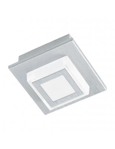 EGLO 94505 - MASIANO LED Ceiling Light in Brushed Aluminum and Acrylic