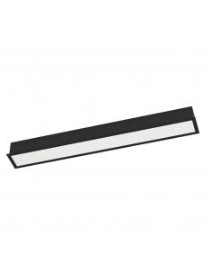 Black LED recessed lamp 60 cm - EGLO Salitta