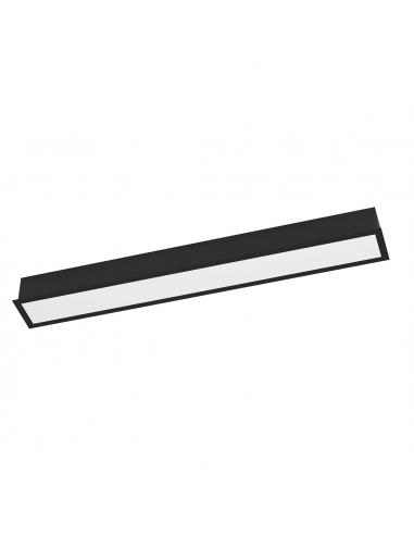 Black LED recessed lamp 60 cm - EGLO Salitta