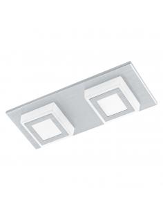EGLO 94506 - MASIANO LED Ceiling Light in Brushed Aluminum and Acrylic