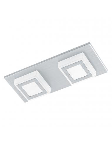 EGLO 94506 - MASIANO LED Ceiling Light in Brushed Aluminum and Acrylic
