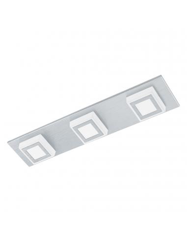 EGLO 94507 - MASIANO LED Ceiling Light in Brushed Aluminum and Acrylic