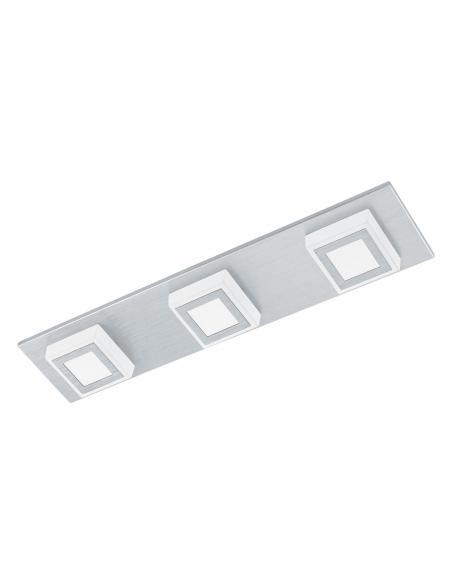 EGLO 94507 - MASIANO LED Ceiling Light in Brushed Aluminum and Acrylic