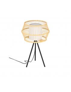 Brown wooden table lamp - EGLO Monterroso