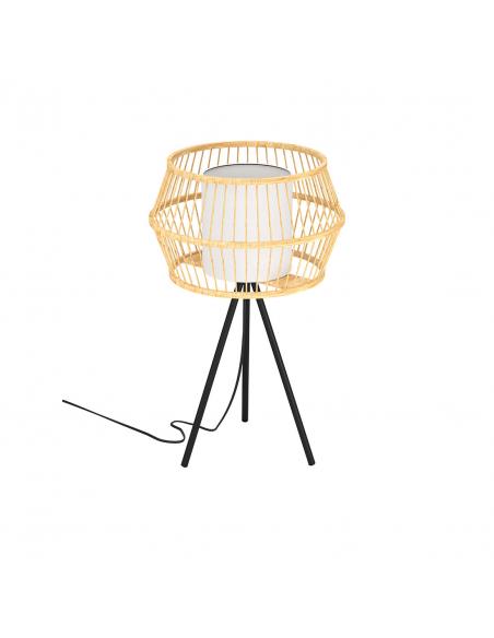 Brown wooden table lamp - EGLO Monterroso