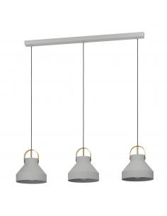 3 light steel pendant lamp - EGLO Estepona