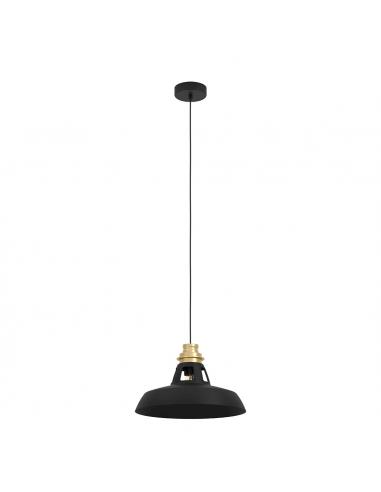 Black steel pendant lamp - EGLO Espinardo