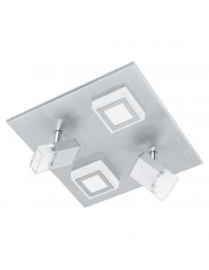 EGLO 94512 - MASIANO LED Ceiling Light in Brushed Aluminum and Acrylic