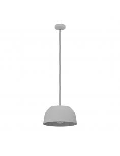 Gray steel pendant lamp -...