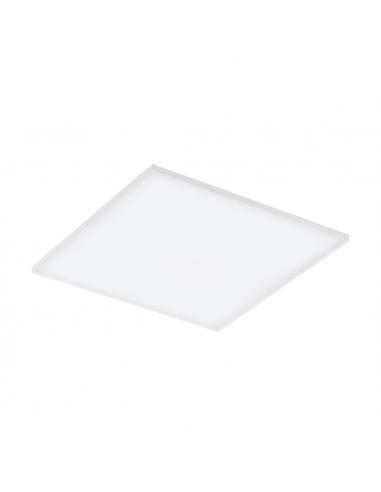 Plafón LED cuadrado blanco 44 cm -...