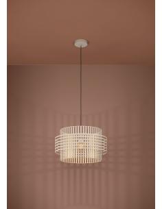Lámpara colgante acero beige - Eglo Oltamar 2