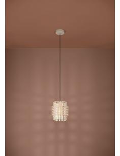 Beige steel pendant lamp - EGLO Oltamar 2