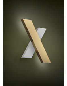 Aplique de pared 2 luces LED blanco - Eglo Brezzara 2