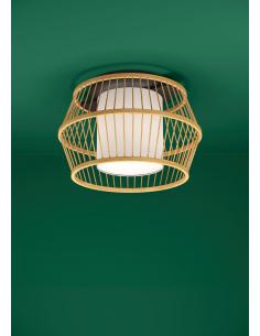 Brown steel ceiling lamp - EGLO Monterroso 2