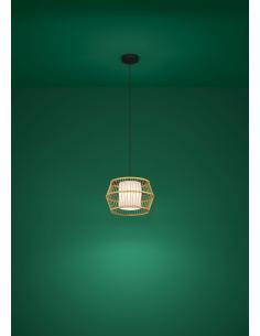 Brown steel pendant lamp - EGLO Monterroso 2