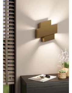 Aplique de pared acero dorado - Eglo Timparossa 2