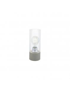 EGLO 94549 - TORVISCO 1 Living Room Lamp in Gray Steel and Glass
