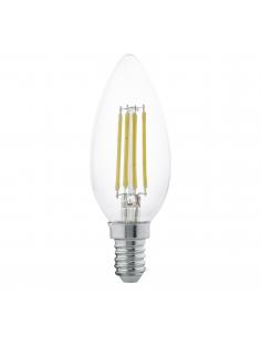 Bombilla Led Vela E14 4W 2700K Filamento