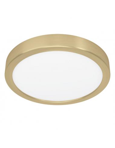 Round gold LED ceiling light Ø21 cm - EGLO Fueva5
