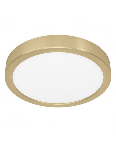 Round gold LED ceiling light Ø21 cm - EGLO Fueva5