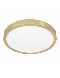 Round gold LED ceiling light Ø29 cm - EGLO Fueva5