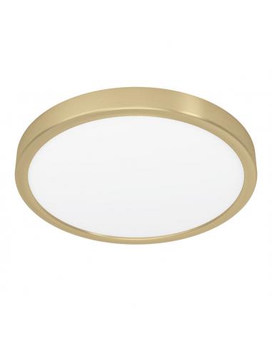 Round gold LED ceiling light Ø29 cm - EGLO Fueva5