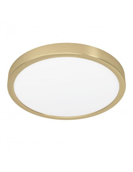 Round gold LED ceiling light Ø29 cm - EGLO Fueva5