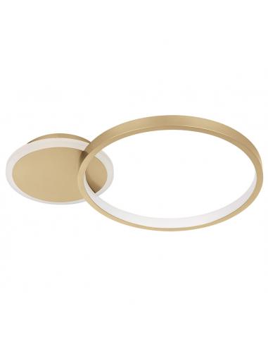 Golden LED ceiling lamp circle - EGLO...
