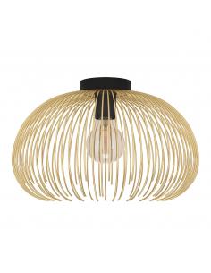 Black steel ceiling lamp - EGLO Venezuela