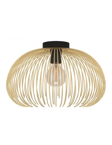 Black steel ceiling lamp - EGLO Venezuela