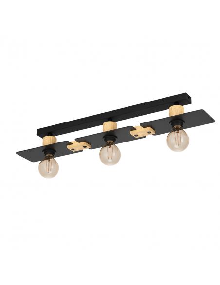 Original modern 3-light ceiling lamp - EGLO Bramerton