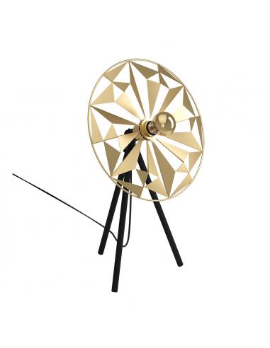 Original gold steel table lamp - EGLO Castañuelo