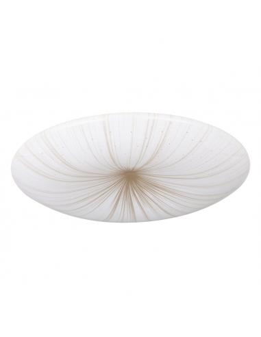 Round white LED ceiling light gold details Ø31 cm - EGLO Nieves2