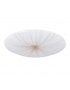 Round white LED ceiling light gold details Ø41 cm - EGLO Nieves2