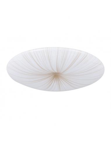 Round white LED ceiling light gold details Ø41 cm - EGLO Nieves2
