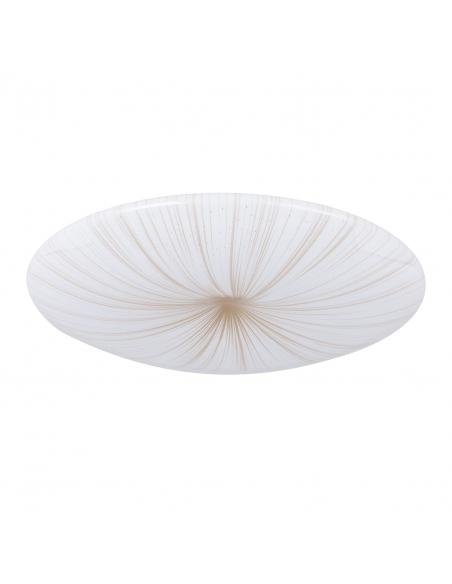Round white LED ceiling light gold details Ø41 cm - EGLO Nieves2
