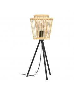 Lámpara de mesa madera marrón - Eglo Hykeham