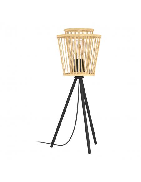Lámpara de mesa madera marrón - Eglo Hykeham