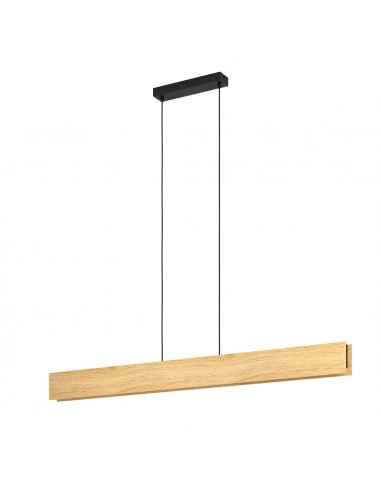 Smart LED pendant lamp wood - EGLO Anchorenaz