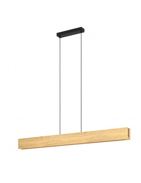 Smart LED pendant lamp wood - EGLO Anchorenaz
